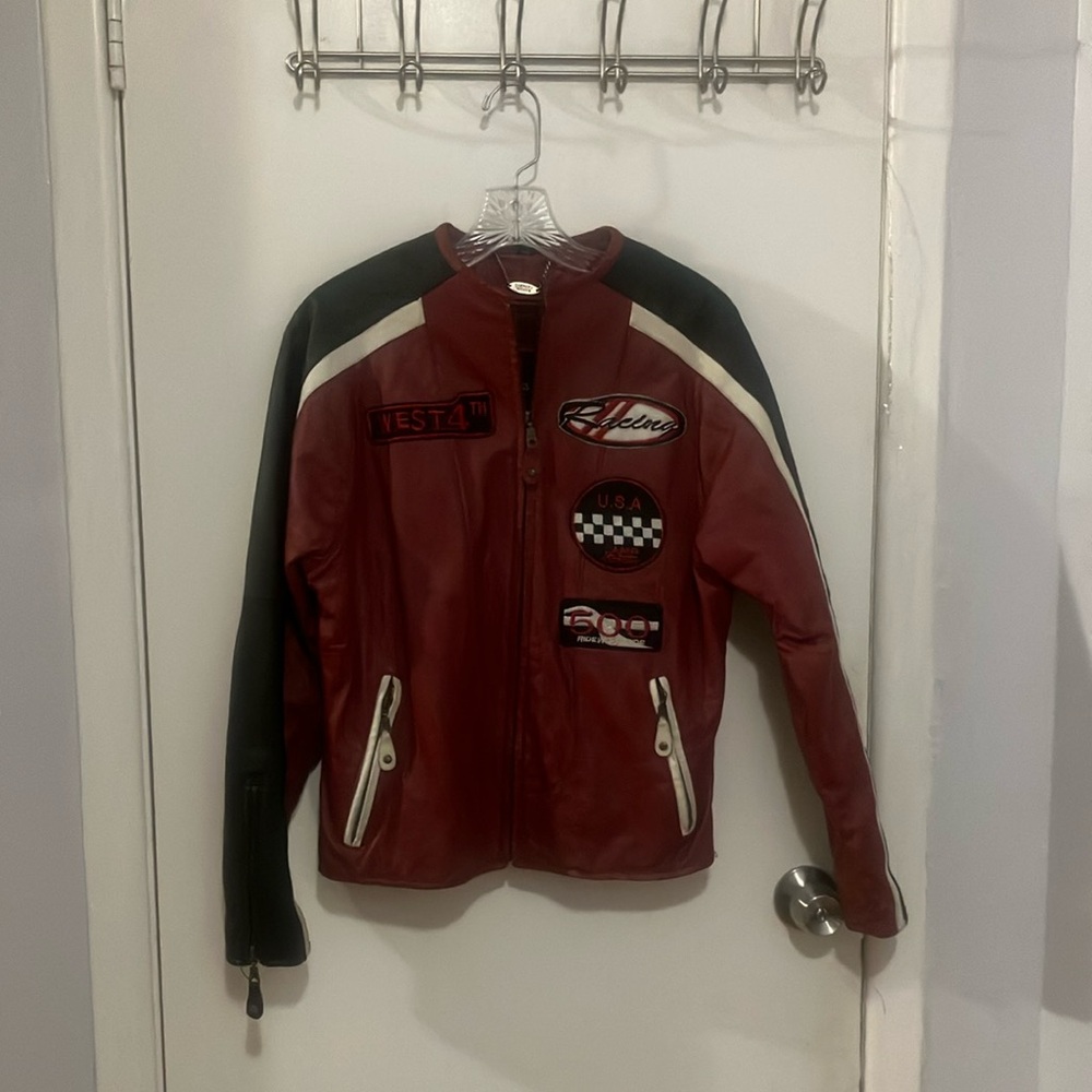 Red and Black Racing Jacket